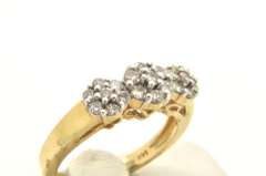 LADIES PAST PRESENT FUTURE DIAMOND RING