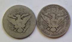 12 Silver Barber Halves