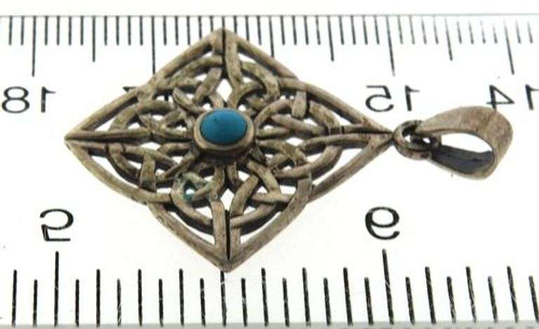 Sterling Silver Vintage Pendant