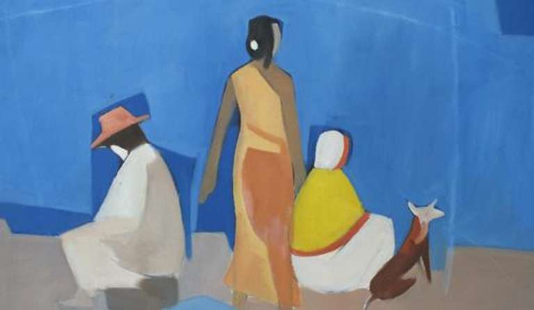 Monirul,  Original Oil on canvas signed by the artist