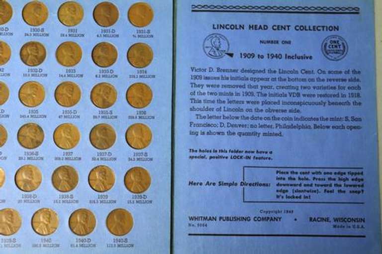 Nice Partial Set of Lincoln Head Cents 1909-1940