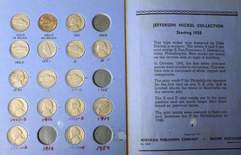 2 Complete Jefferson Nickel Sets