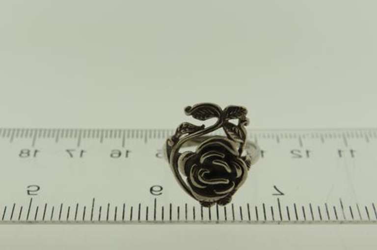 Sterling Silver 925 Vintage Flower Ring