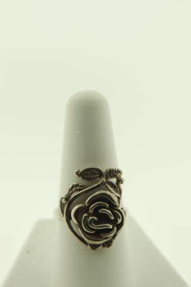 Sterling Silver 925 Vintage Flower Ring