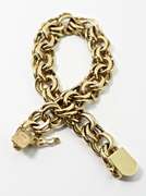 Very Substantial Classic Vintage 14K Charm Bracelet