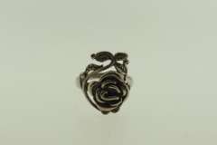 Sterling Silver 925 Vintage Flower Ring