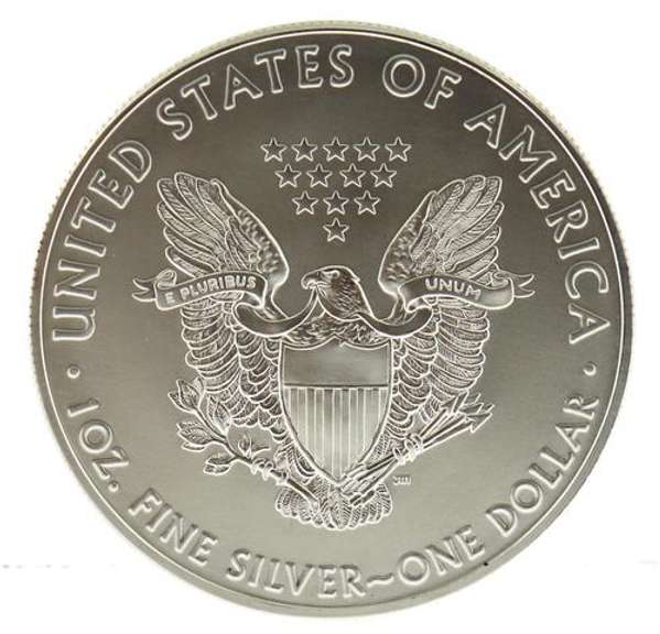 2020 Choice Frosty White BU Silver Eagle