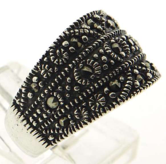 Marcasite 925 Sterling Silver Ring