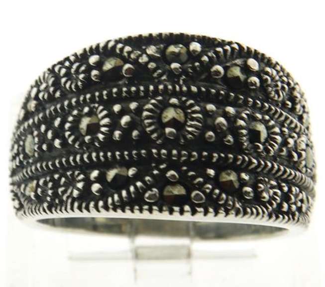 Marcasite 925 Sterling Silver Ring
