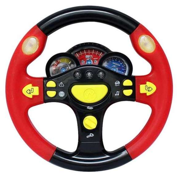 Simulation Steering Wheel with Light Copilots Toy
