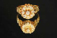 Vintage 14k Gold & Diamond Ring