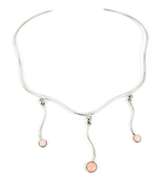 Vintage Mexican Sterling Coral Neckpiece