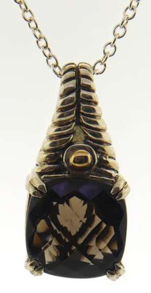 Effy Smokey Quartz Sterling Silver Necklace