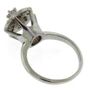 Fantastic White Gold Diamond Cluster Ring