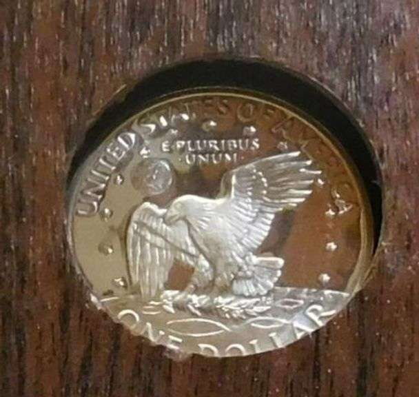 1971 Silver (40%) PROOF Eisenhower Dol  (Brown Ike)