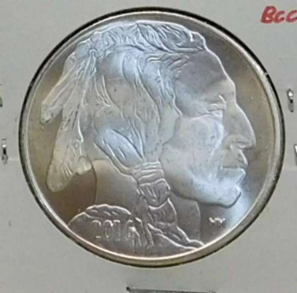 2016 Buffalo/Indian 1 oz Silver Round, Uncirculated