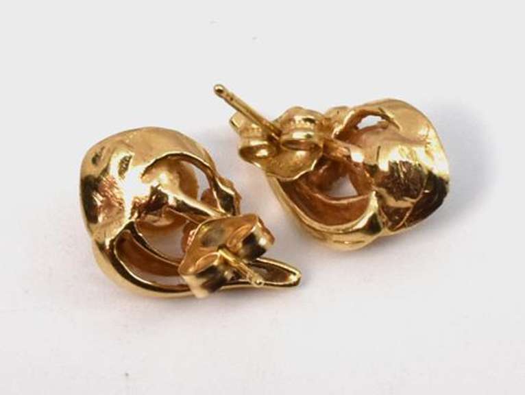 Feminine Pearl & Diamond Post Earrings