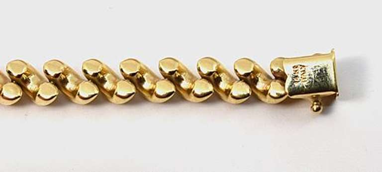 Popular 14k YG San Marco Style Bracelet