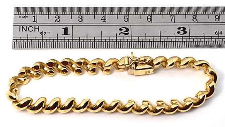 Popular 14k YG San Marco Style Bracelet