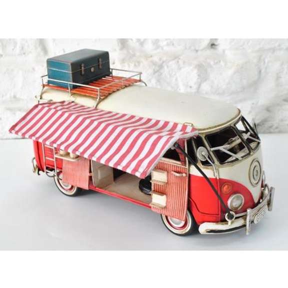 VW Circa 1966 Tin Model Camper Van