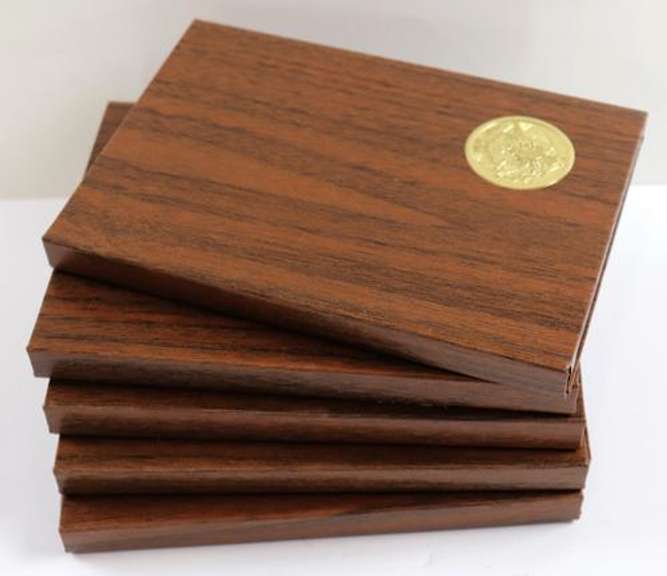 5 Ultra Gem BU 1971 S Brown Box Ike Dollars