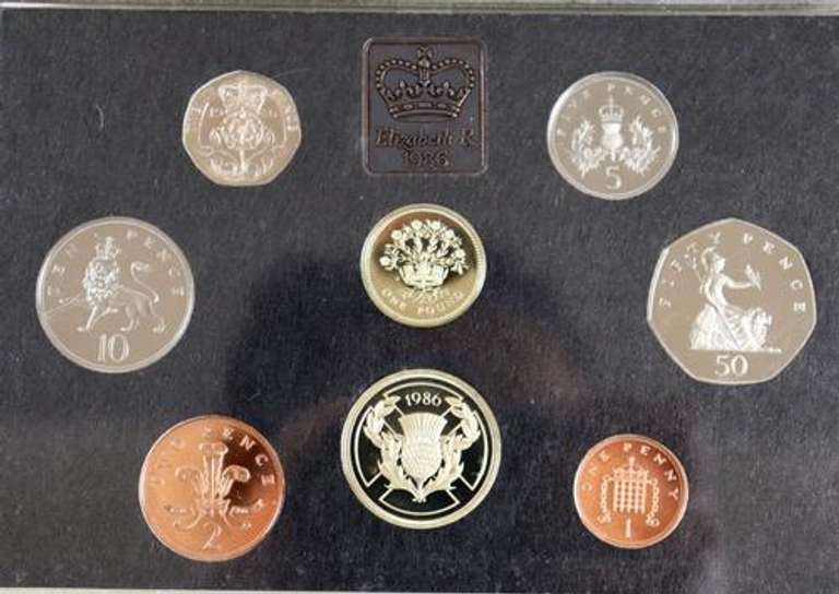 2 Each Great Britain Proof Sets 1980 1983-6