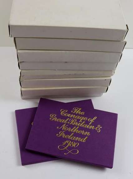 2 Each Great Britain Proof Sets 1980 1983-6