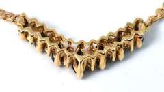 Elegant Sapphire & Diamond Necklace in 14K YG