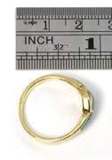 Chic Larimar Ring in 14K Yellow Gold