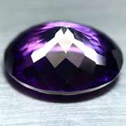 Super rich 25.10ct top violet hue created Amethyst