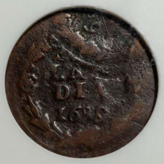 1689 Duit Netherlands Zeeland Double Struck