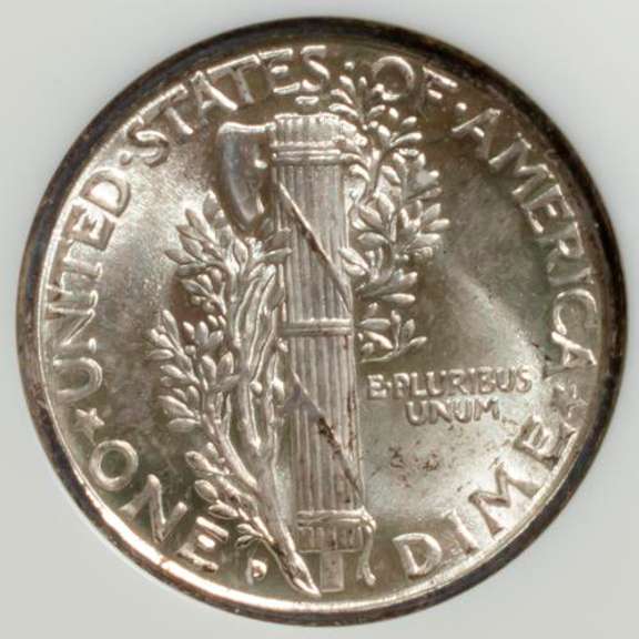 1929 D Mercury Dime MS 64 Full Bands