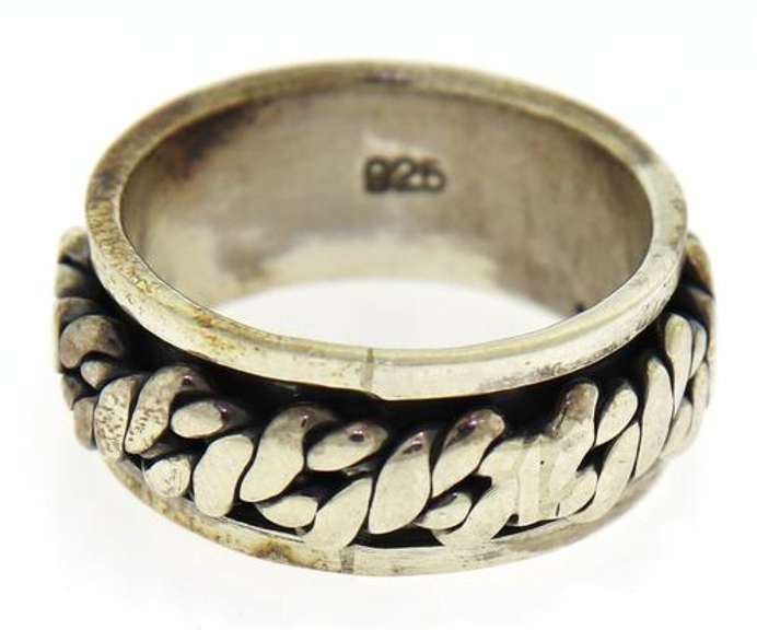 Vintage Sterling Silver Band Ring