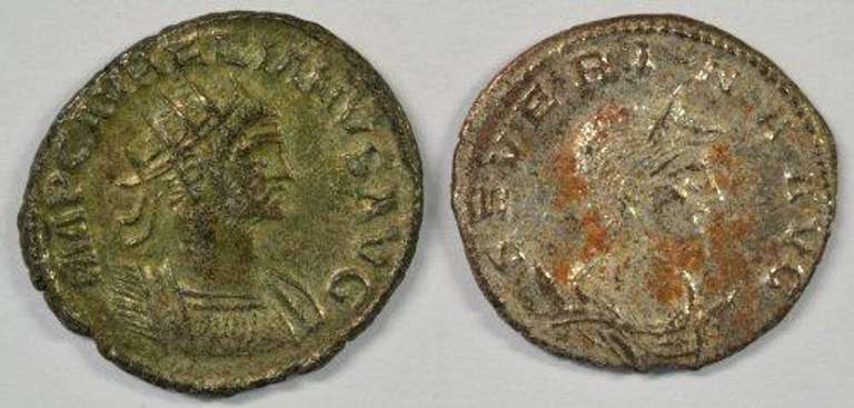 Nice Aurelian & Severina Roman Antoninianus, 270-275 AD