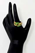 Fabulous 18K and Enamel Ring