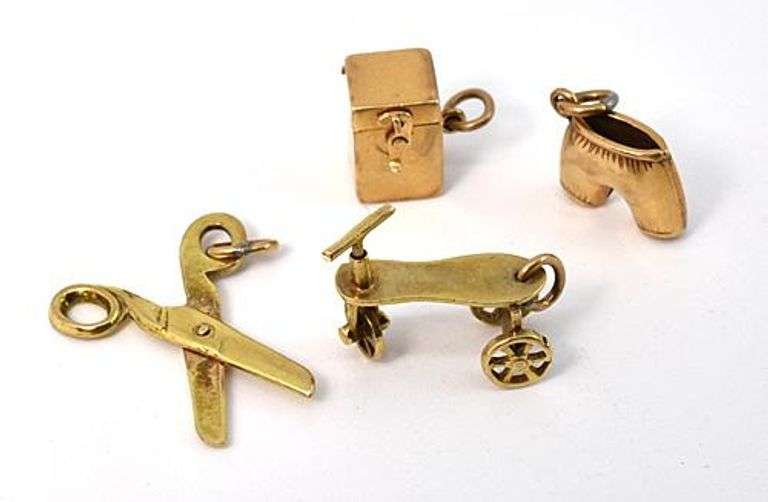 Fun Group of 4 Vintage Charms