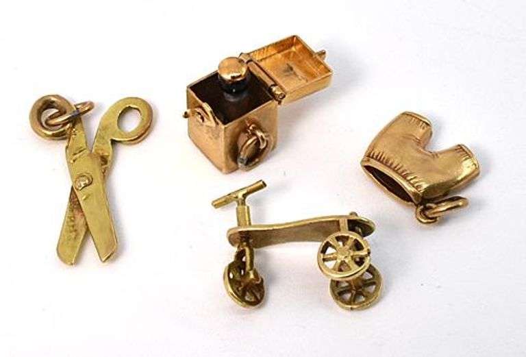 Fun Group of 4 Vintage Charms