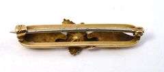Intricate Vintage Floral Bar Pin