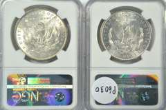 Nearly Gem BU 1900 & 1900-O Morgan Dollars. NGC MS64