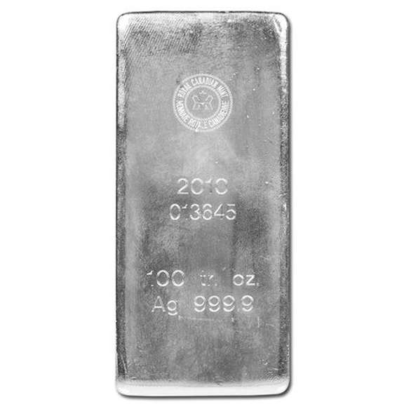 Royal Canadian Mint RCM Silver Bar 100 oz