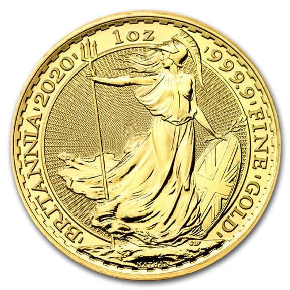 Great Britain 1 oz Gold 2020 Britannia BU