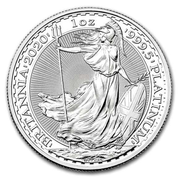 One Ounce Platinum Britannia 2020 BU