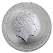 2012 Australia 1 oz Silver Lunar Dragon