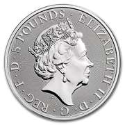 2019 2oz Queens Beast The Yale of Beaufort Coin