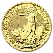 Great Britain 1 oz Gold 2020 Britannia BU