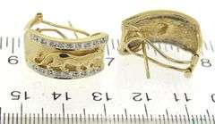 Gorgeous Panther Diamond Accent Earrings