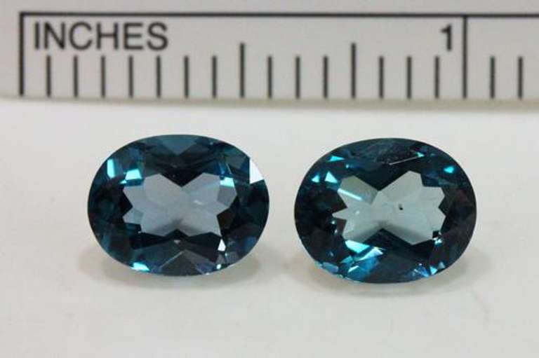Enchanting London Blue Topaz Pair - 6.50 cts.