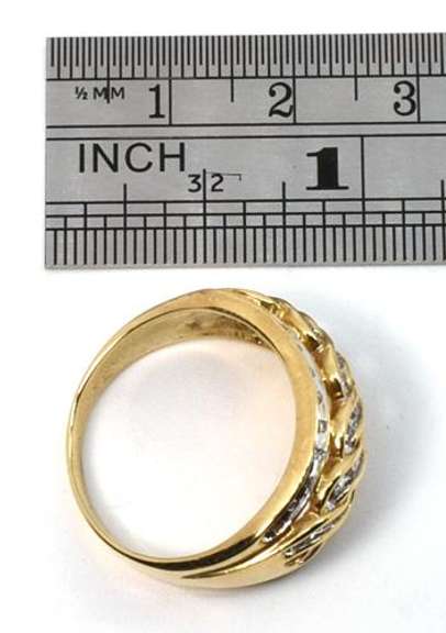 Elaborate Diamond Band Ring