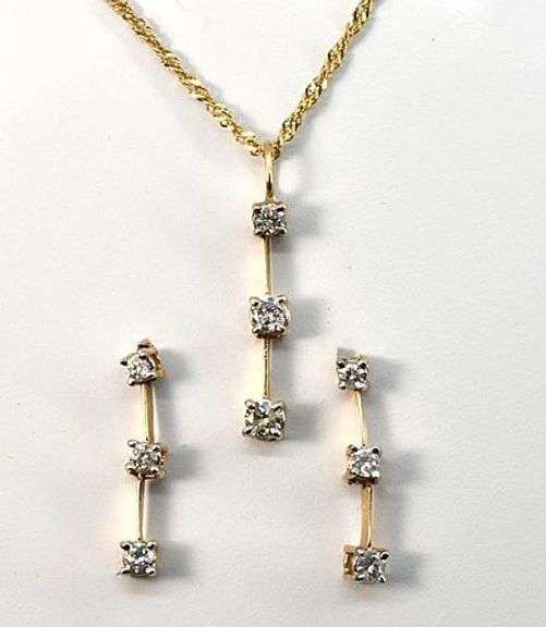 Past, Present, & Future Earrings and Pendant