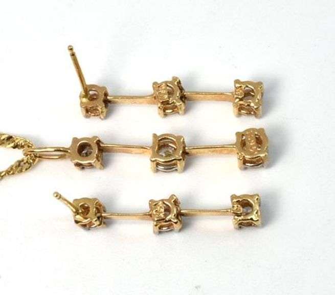 Past, Present, & Future Earrings and Pendant